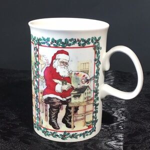 Dunoon Merry Christmas Victorian Santa 8oz Mug